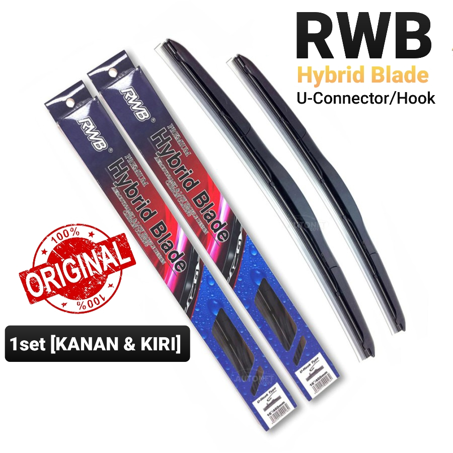 Rwb Front Wiper Hybrid Blade Hook Type Mazda2 Mazda2 2014up Size 22/