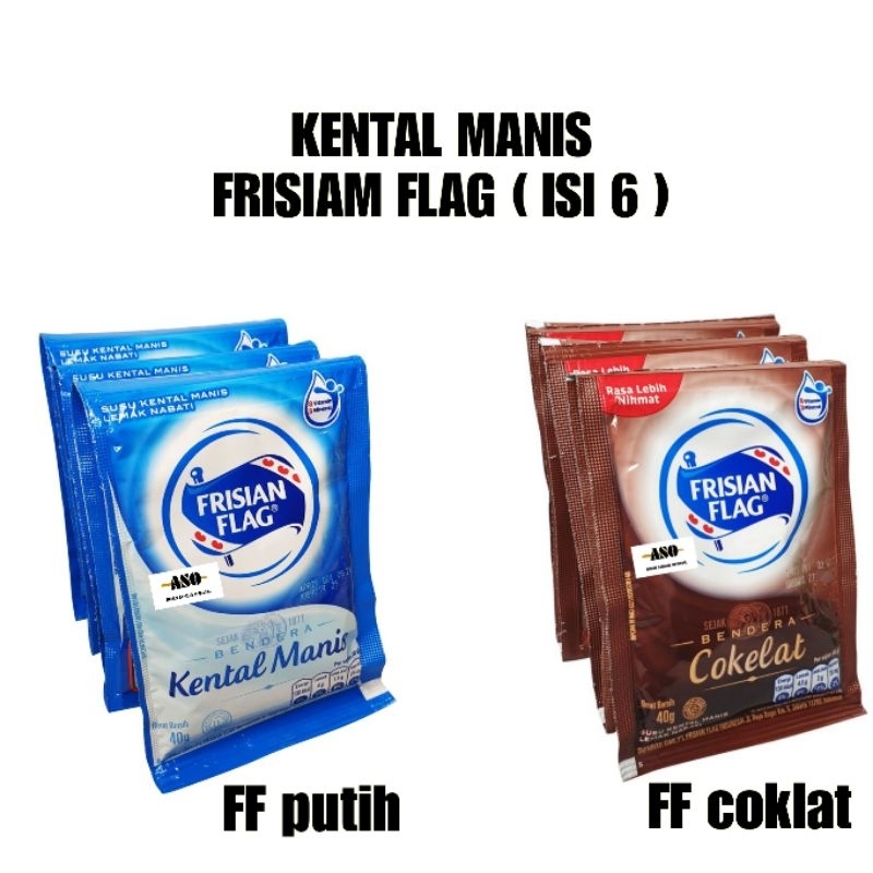 Frisian Flag susu Kental Manis Sachet / sak ( isi 6pc) - Gambar 4