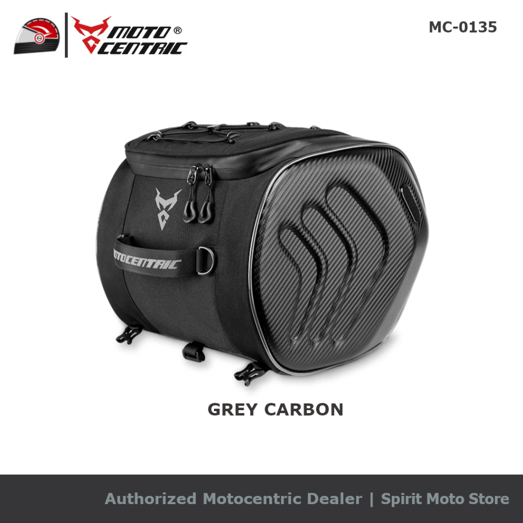 Motocentric Soft Top Box Tail Bag Small Touring Motorcycle Back Bag Shopee Singapore