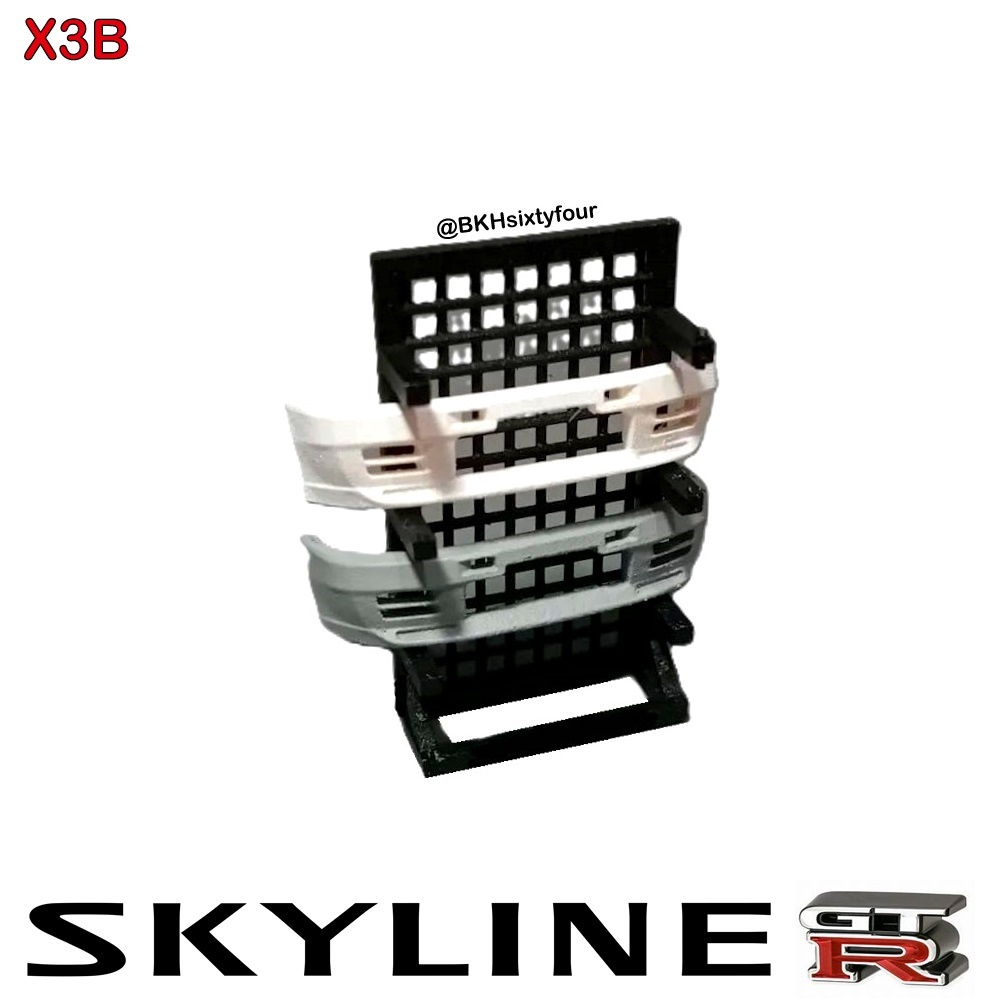 Bumper RACK SKYLINE for DIORAMA with DETAILING PART model JDM CARS ...