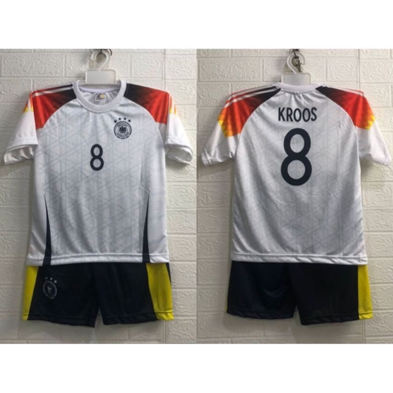 German Children's Soccer Jersey Home 24 25 Kroos Children's Ball Suit 