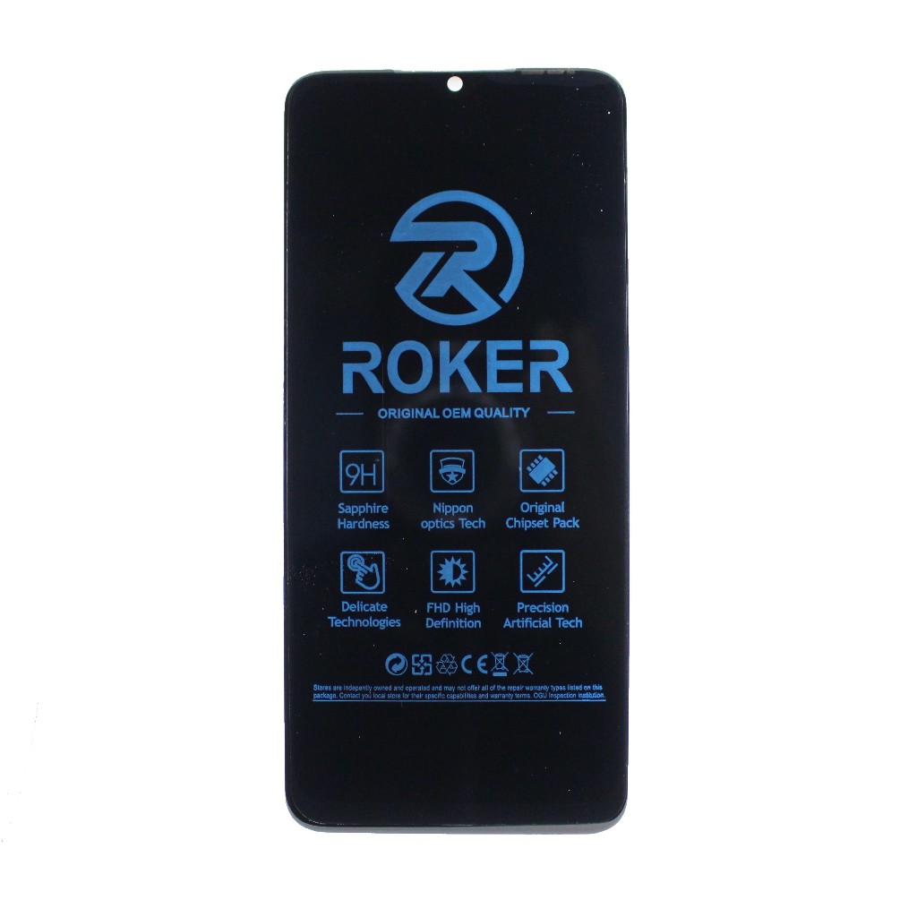 ROKER LCD TOUCHSCREEN INFINIX X669C / X669 / x669D HOT 30i / smart 7 plus x6517 LCD TS FULLSET ORIGINAL BY ROKER - Gambar 2