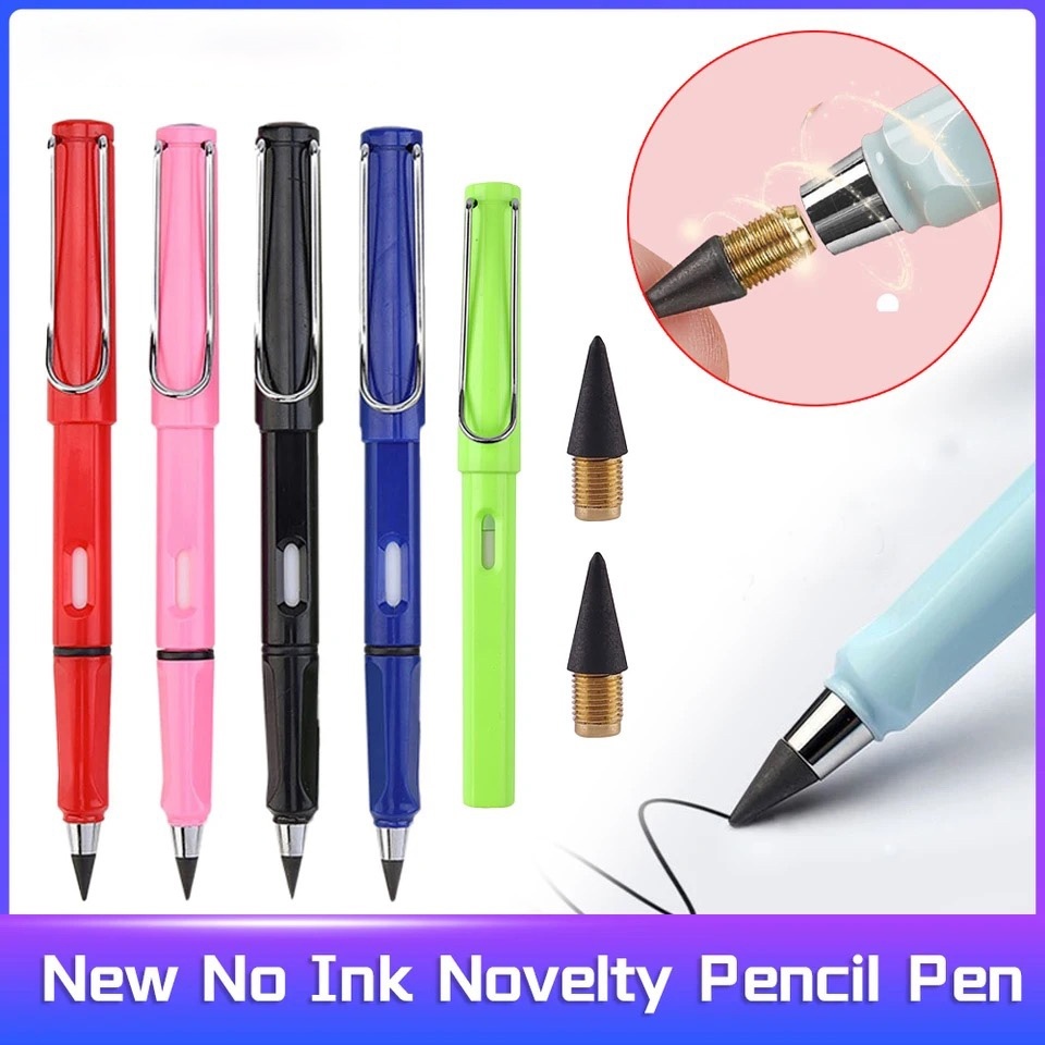 Pensil Abadi Eternal dan Penghapus / Pensil Ajaib Tanpa Batas / Pensil Magic Macaron - Gambar 2