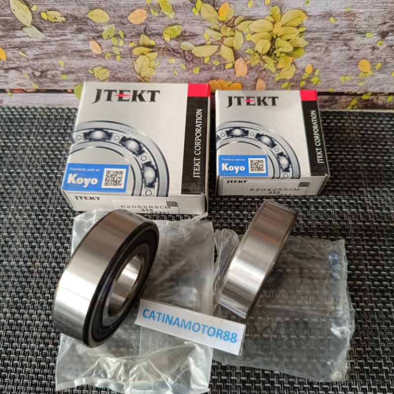 Bearing SET 6204 2RS 6205 2RS Front Wheel BEARING CARRY JAPAN (1Set ...