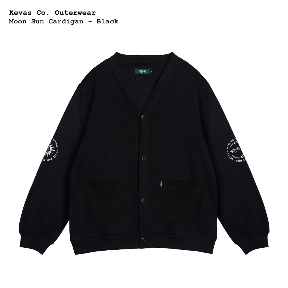 S Moon Sun Cardigan Black Shopee Singapore