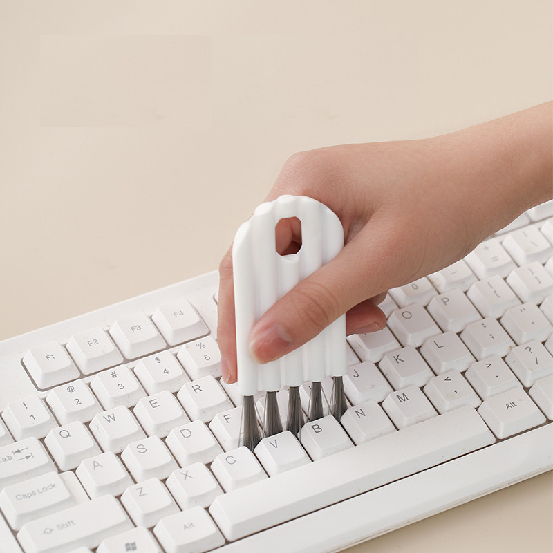 PUSAT17 SIKAT NILON MULTIFUNGSI KUAS PEMBERSIH KEYBOARD SIKAT PEMBERSIH KEYBOARD SIKAT BOTOL PEMBERSIH SELA SELA FLEXIBLE NYLON BRUSH - Gambar 4