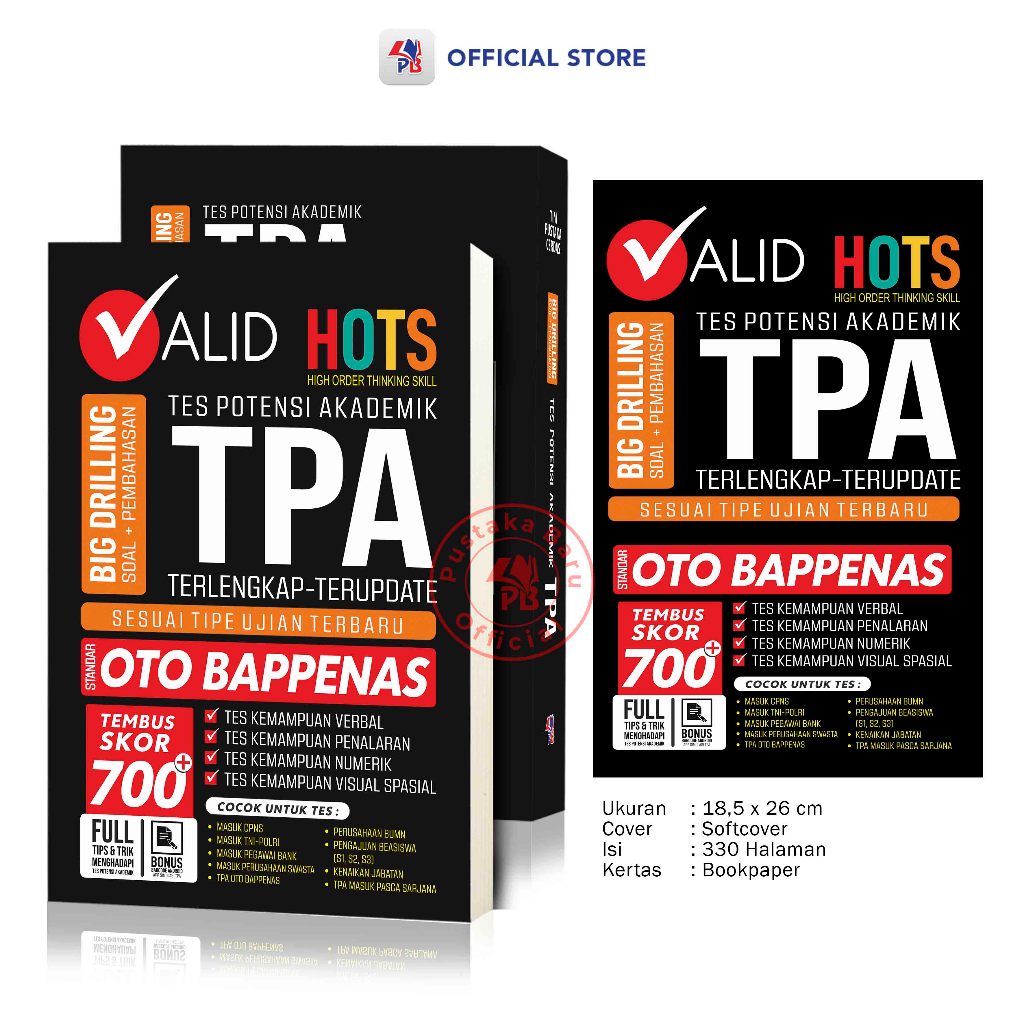 Tpa Oto Bappenas Academic Potential Test Book/Valid Hots Big Drilling ...