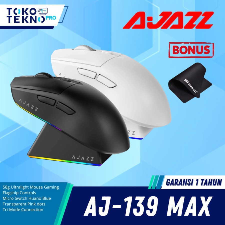 Ajazz AJ139 Max / AJ-139 Max 3in1 Gaming Mouse Lightweight