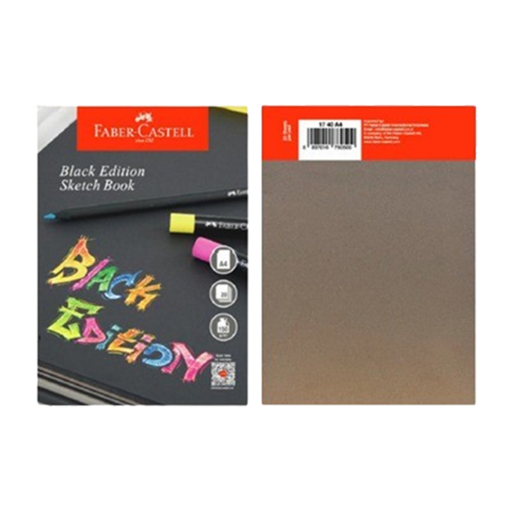Faber Castell Black Sketch Paper Black Edition Sketch Book A4