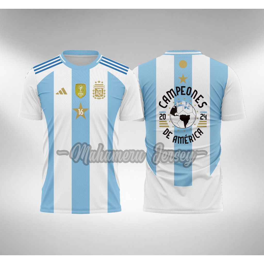 Jersey Argentina Special Edition Copa America 2024 Campeones Shopee