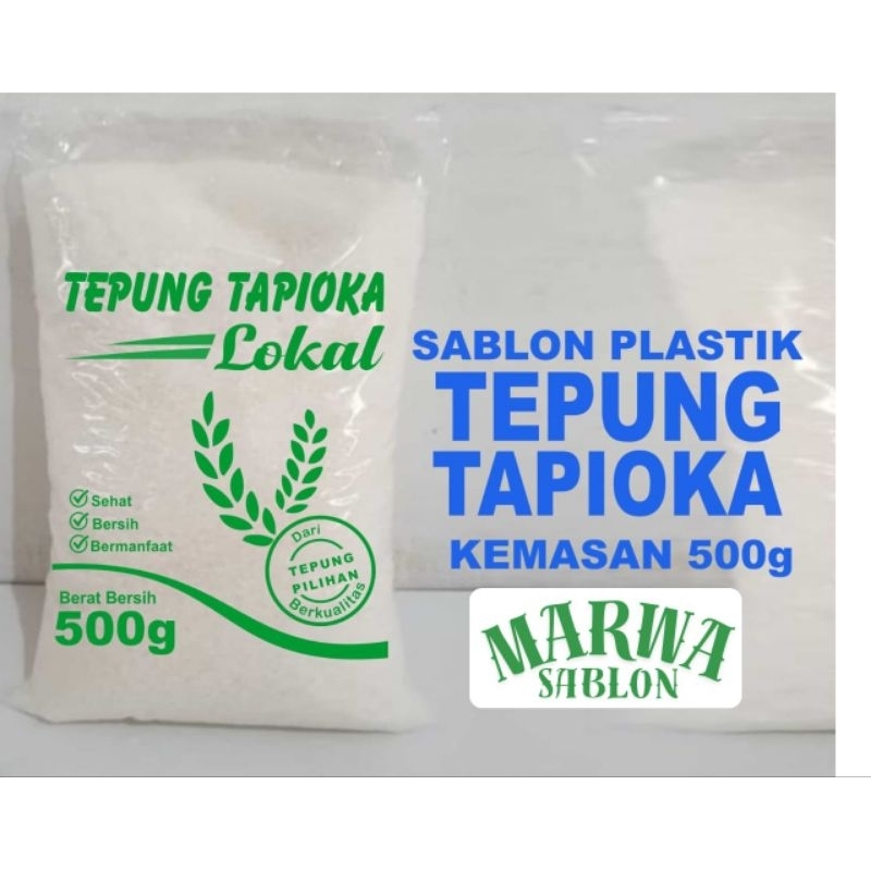 Plastic Tapioca Flour 500g (50 Contents) | Shopee Singapore