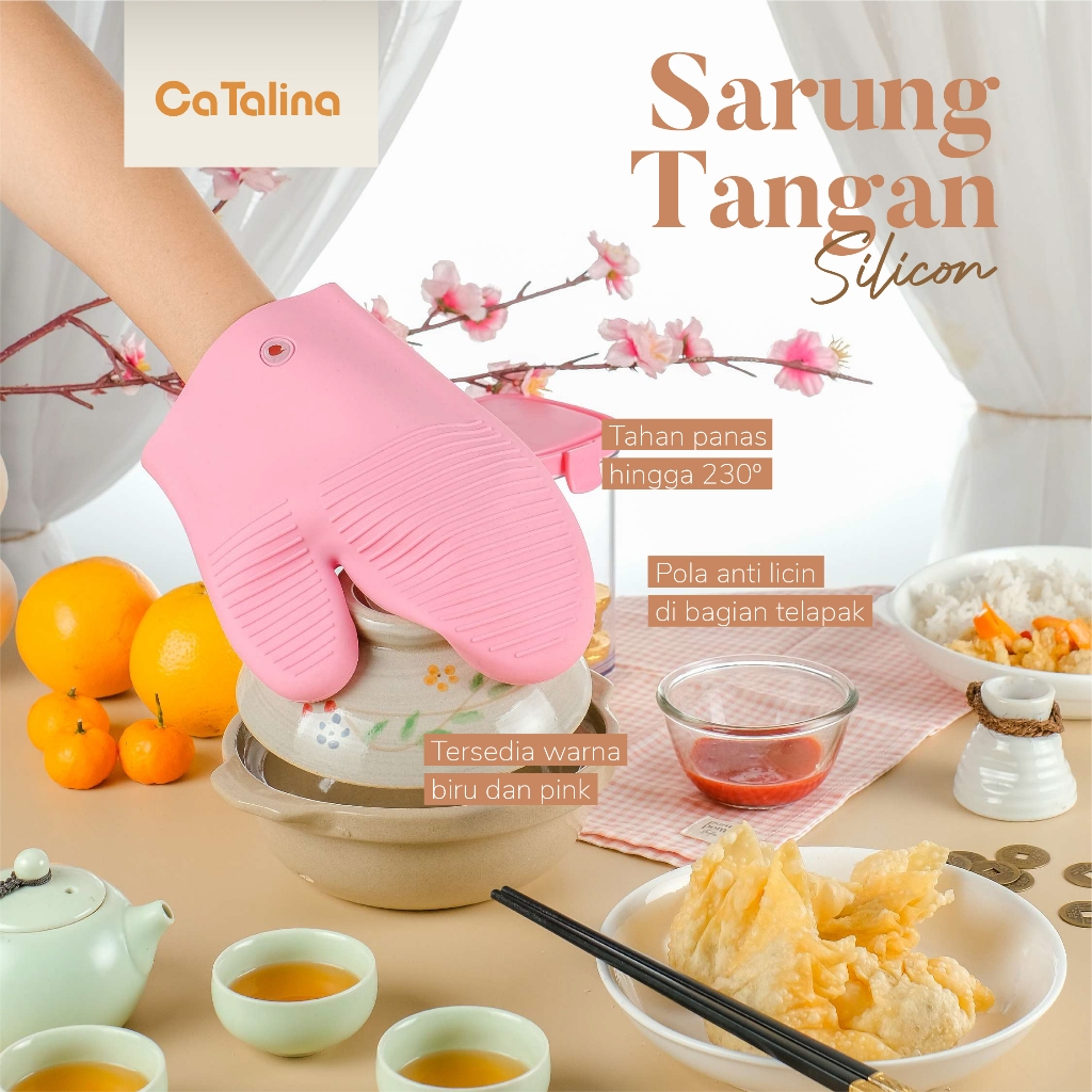 Sarung Tangan Glove Oven Silikon Anti Panas