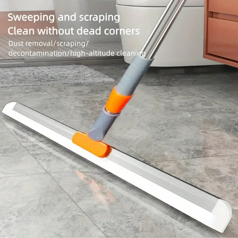 PUSAT17 ALAT WIPER SERBAGUNA 180 DERAJAT 3IN1 SAPU WIPER TELESCOPIC PEL LANTAI ALAT PEMBERSIH KACA JENDELA 3IN1 ALAT WIPER LANTAI PANJANG SAPU LANTAI KARET RUBBER MOP FOR GLASS - Gambar 3