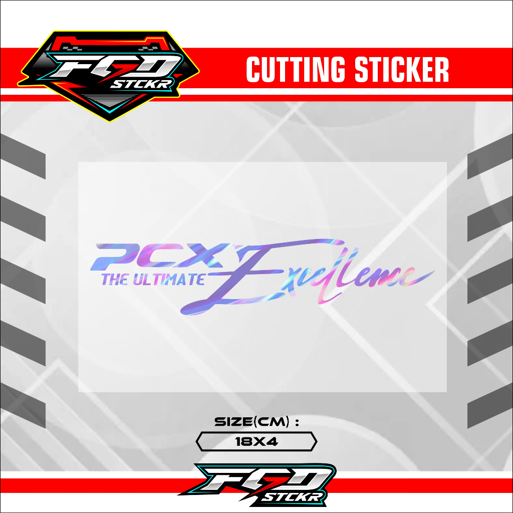 PCX Cutting Sticker - Honda PCX 150 160 The Ultimate Excellence ...