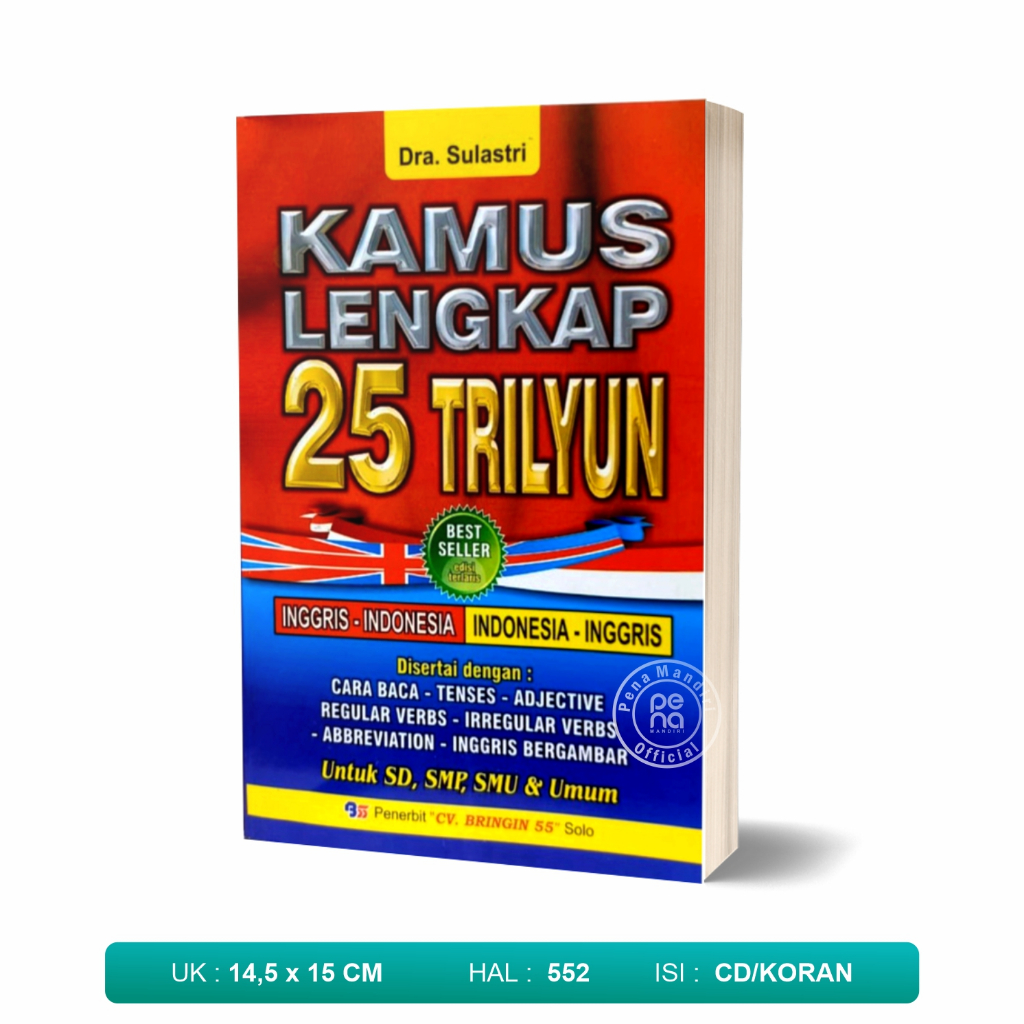 Complete english dictionary 25 trillion english indonesian indonesian
