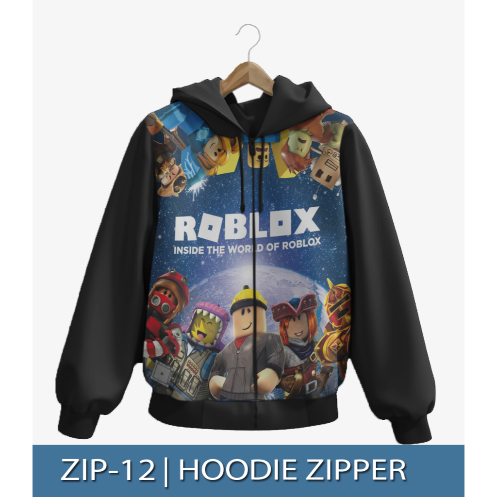 Roblox Zipper Hoodie Jacket Adult Children s and Men s Sweater Printed ZIP 12