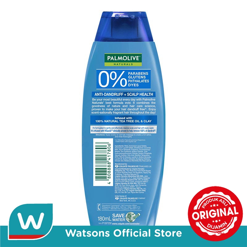 Palmolive Naturals Shampoo & Conditioner Anti Dandruff 180ml - Shampo Kondisioner - Gambar 3