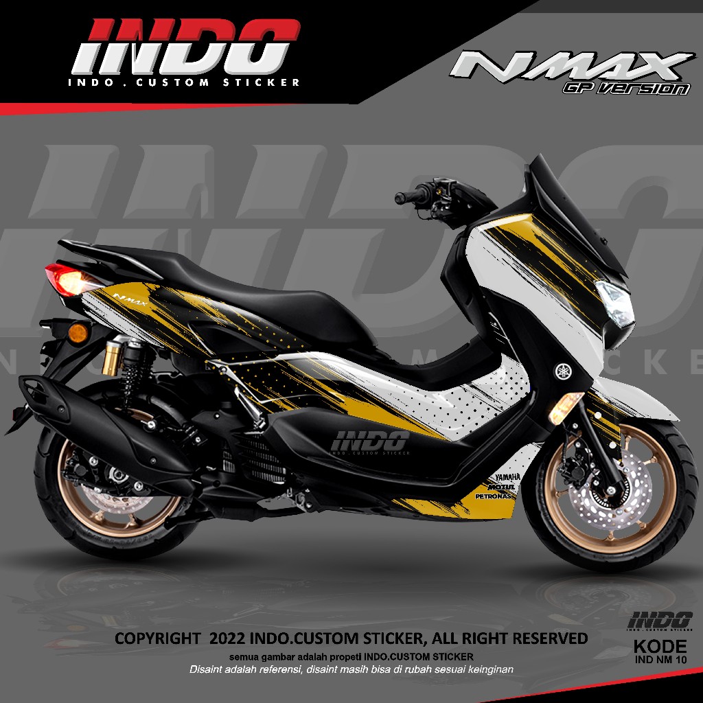 Decal Nmax New Sticker Nmax New Code IDM NM 10 | Shopee Singapore