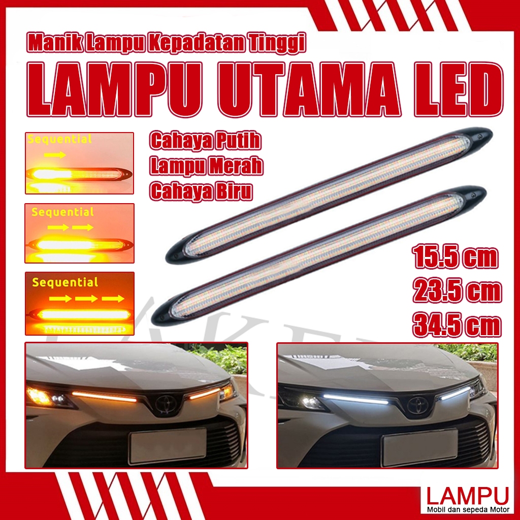 Led Drl Daytime Running LIGHTS 12v/2 Pcs/Universal CAR Sein LIGHTS ...