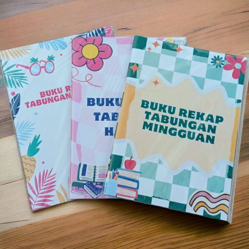 [By TOOKE] READY DAILY SAVINGS RECAP BOOK/MINGGUAN MONTHLY/ RECAP BOOK ...