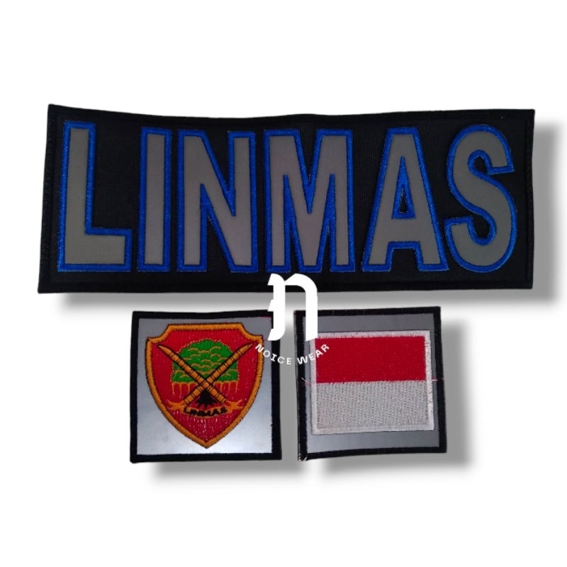 Embossed Embroidered Linmas Logo | Shopee Singapore