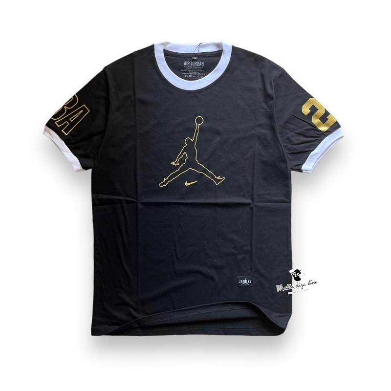 gold jordan t shirt