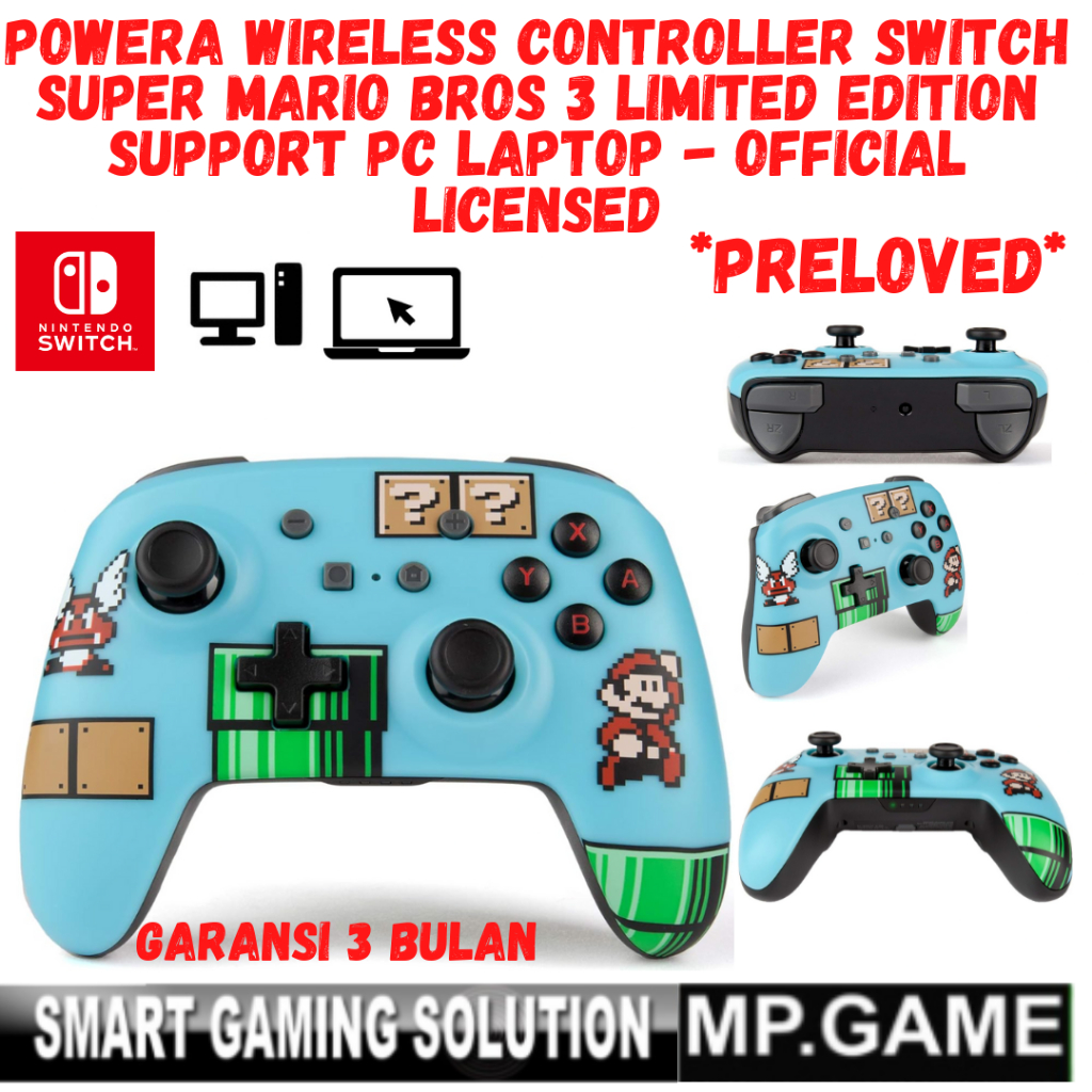 PowerA Enhanced Wireless Controller for Nintendo Switch - SMB3