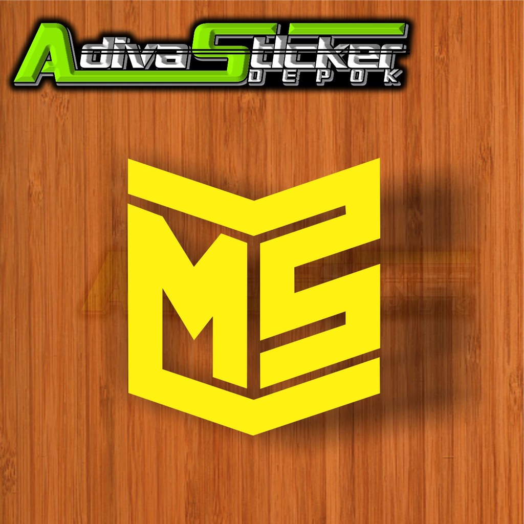 Ms logo sticker morgan squad logo sticker 5CM | Shopee Singapore