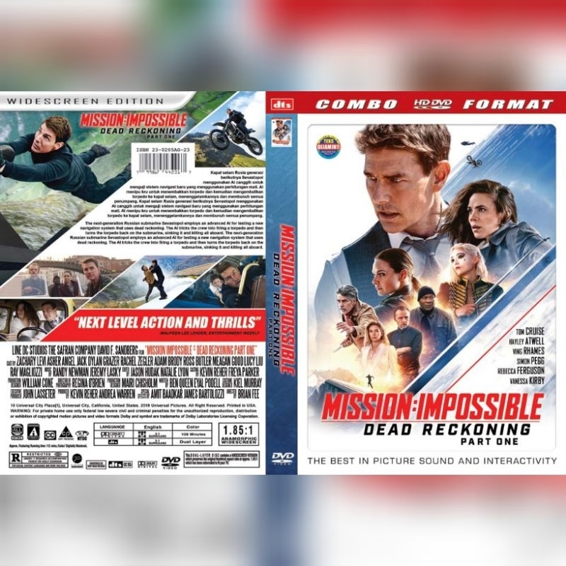 Cassette Film MISSION IMPOSSIBLE DEAD RECKONING PART ONE [2023 ...