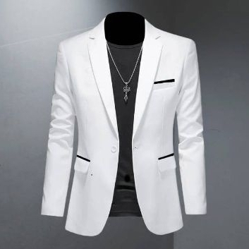 White casual hot sale suit mens