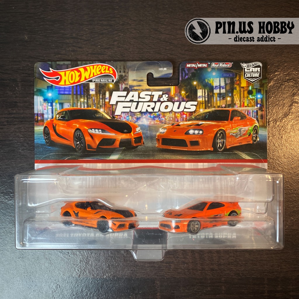 Hot WHEELS 2 TWIN PACK TOYOTA SUPRA MK4 IV & TOYOTA GR SUPRA FAST AND  FURIOUS, DICAST 1:64 HOTWHEELS TWO MULTY PACK TOYOTA GR SUPRA & TOYOTA SUPRA  MK 4 IV FAST