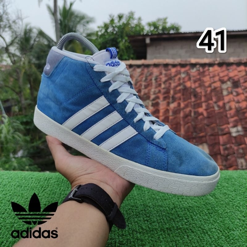 Adidas neo blue outlet suede