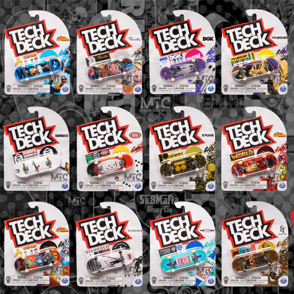 Tech Deck Fingerboard Original Spin Master Skate board Finger Shopee