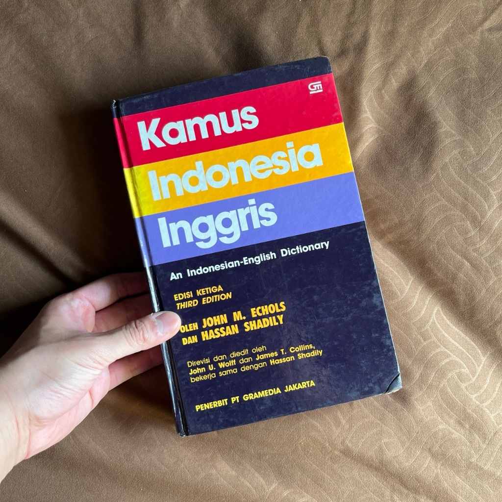 Indonesian EnglishKamus by John M. Echols Hassan Shadily Third Edition ...