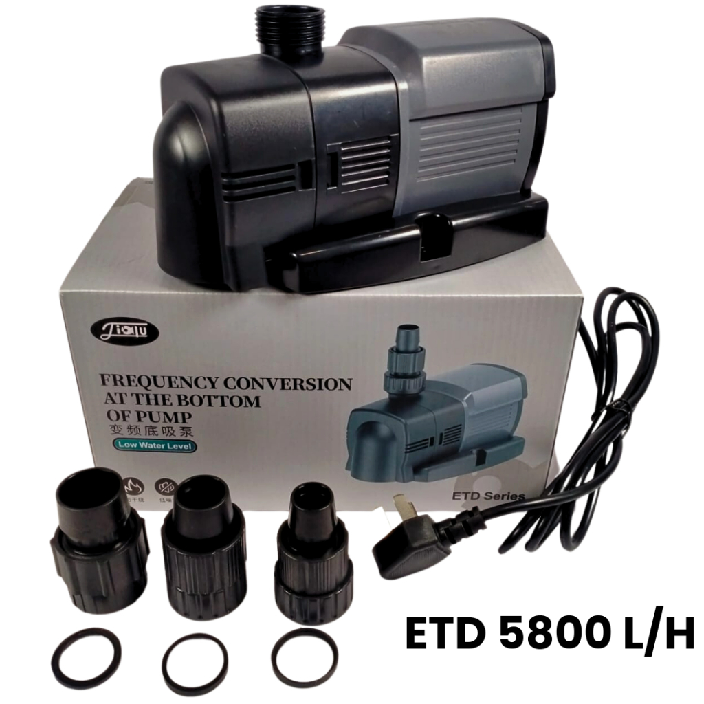 MESIN Koi Pond Submersible Pump ETD 5800 Pond Filter Pump 38watt Submersible Pump Low watt Fish