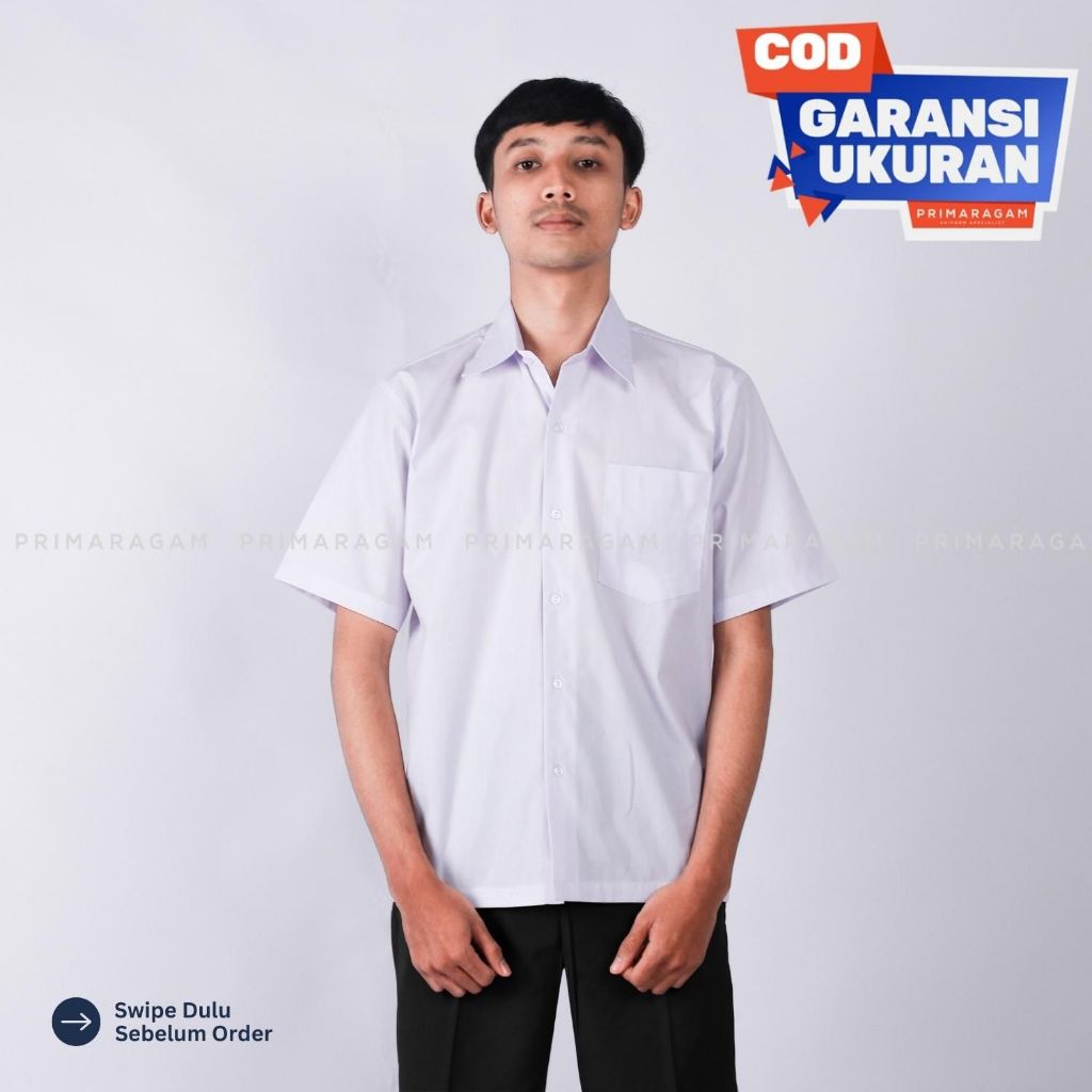 White short sleeve uniform shirt sale