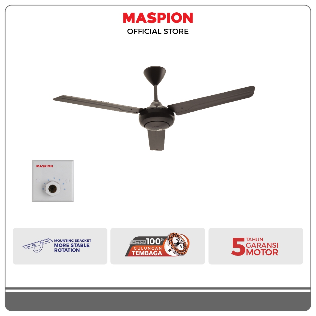 Maspion Ceiling Fan Kipas Angin Plafon 52 Inch CF-5205 WS - Gambar 2