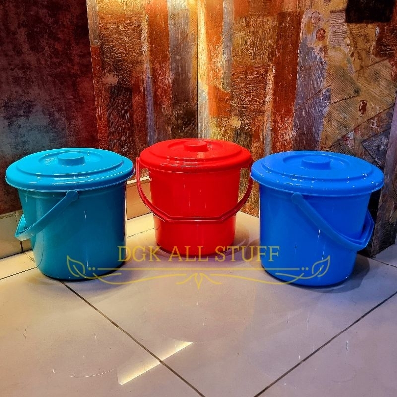 Bucket Lid With Lid Handle Mopping Small Multipurpose Water Container 2.5 Gallon 2.5 Gallon 2