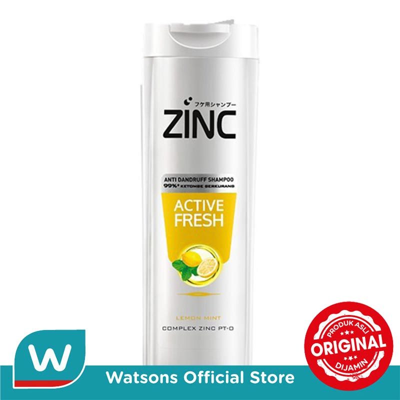 Zinc Shampoo Active Fresh Lemon 340 Ml