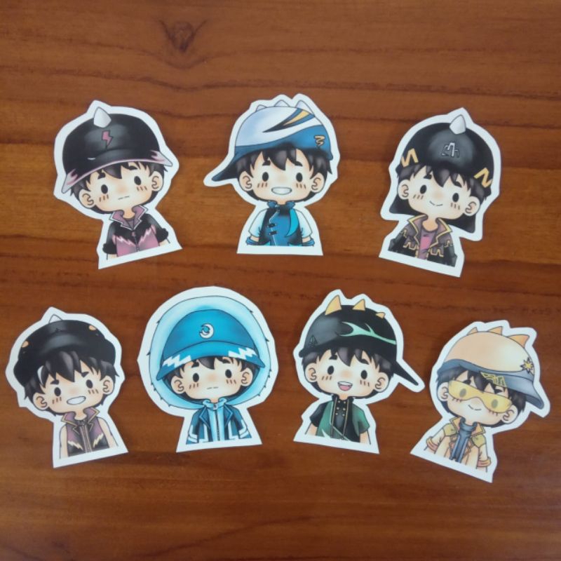 Aesthetic JOURNALING STICKER || Boboiboy Elemental level 2 Die Cut ...