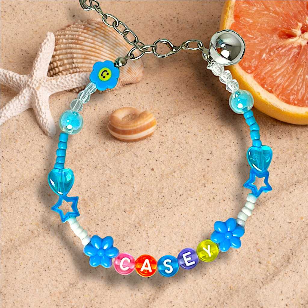 KALUNG KUCING BEACH SERIES FREE NAMA/KALUNG KUCING CUSTOM NAMA - Gambar 2