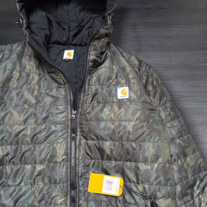 Men's carhartt hot sale puffer jacket