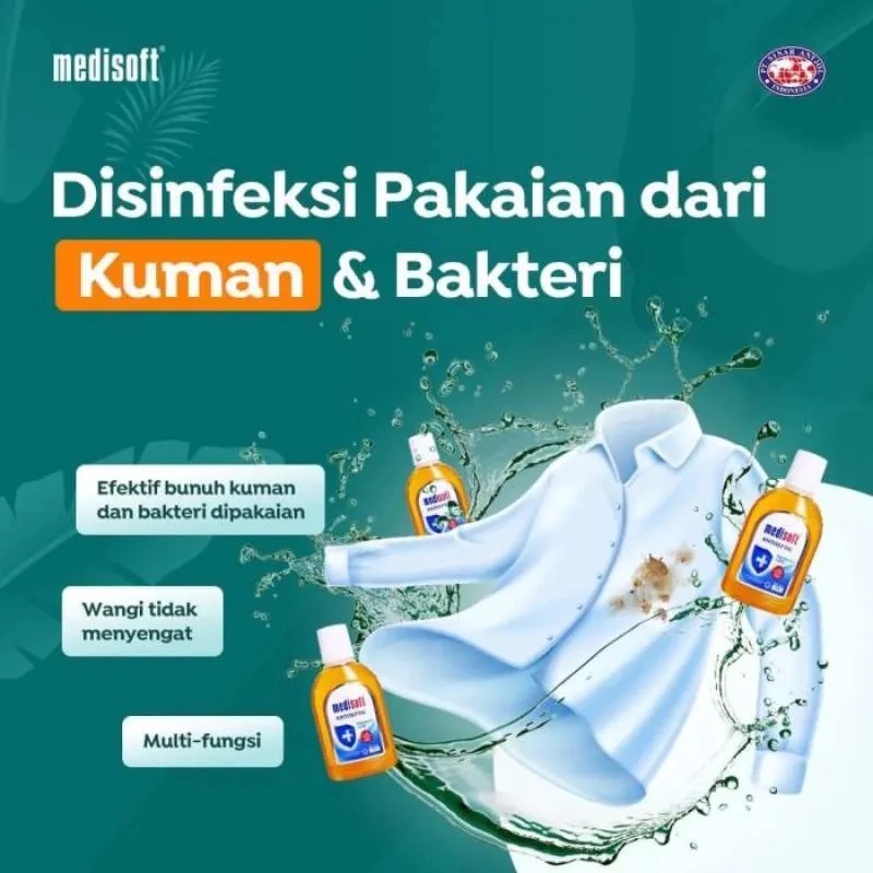 Promo Medisoft Antiseptic Liquid Cairan Aniseptik Multiguna - Gambar 3