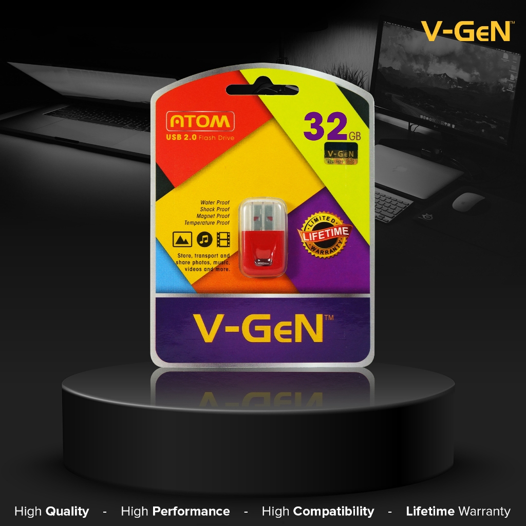V-GeN USB Flashdisk 32GB ATOM Water Proof 32 GB VGEN Flash Disk