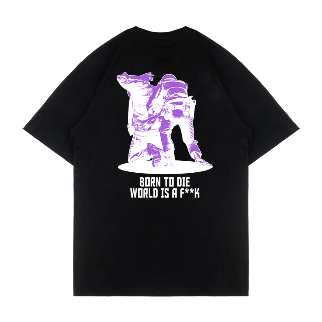 Toms Project - Tshirt Combed 24's Arrested Black | Shopee Singapore
