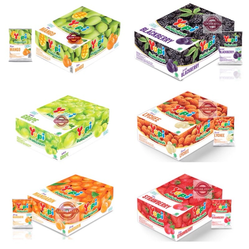 Yupi BOLICIOUS BOX Candy/YUPI BOLICIOUS STRAWBERRY/YUPI Fruit/YUPI ...