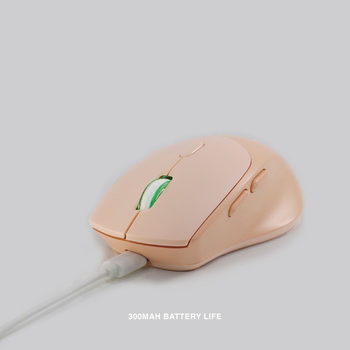 Rexus QB300 / QB-300 V2 Mouse Office Wireless Bluetooth Dual Mode Type C - Gambar 4