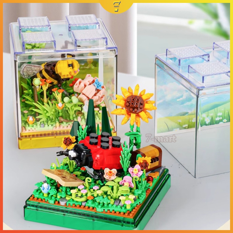 Nano Building Block Model World of Insects Toy Flower Building Blocks ...