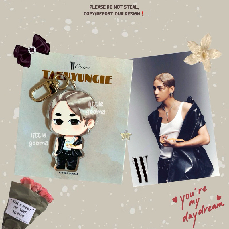 Taehyung keychain deals