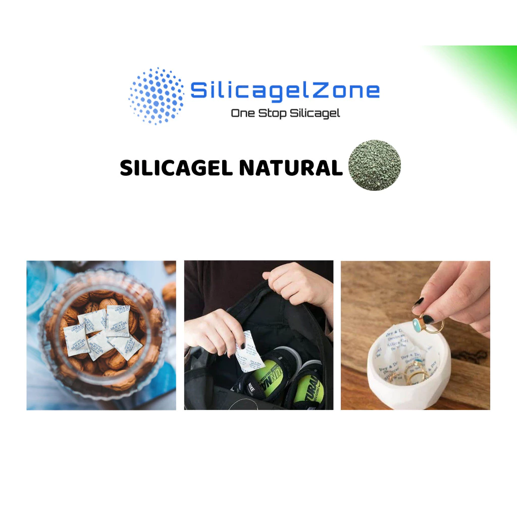 SILICA GEL 0,5 gram NATURAL ALAMI 10 KG TERMURAH FOOD GRADE - Gambar 4